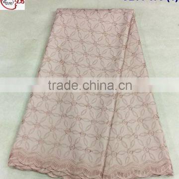 CL14-178 different color 100% cotton material swiss cotton lace for wedding dress clothing cotton Africa lace fabric