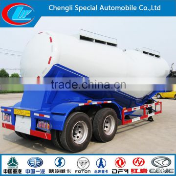 Mnaufacture bulk powder tanker trailer China bulk cement semi-trailer powder material cement truck powder semi trailer