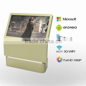 55 Inch LCD Screen Indoor Advertising Display IR Multi Touch All In One