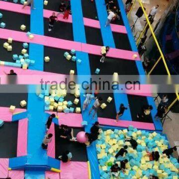 New design commercial trampolines park popular indoor trampoline park with foam pit for sale