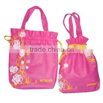 Eco Non Woven Cute Drawstring Backpack Bag For Kids