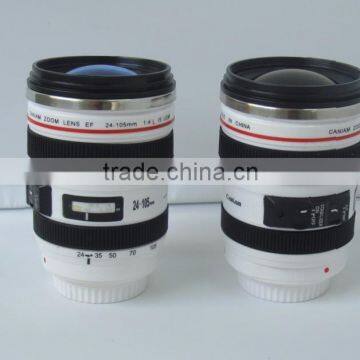 POP Camera Shape Vacuum Flask With Stainless Steel Lens Thermos Mug Insulate Coffee Mug