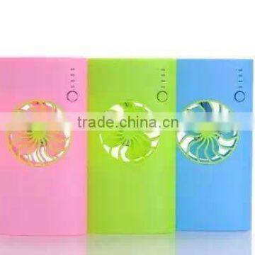 Hot Selling Smart Phone Charger Fan Power Bank With Logo Printing High Quality 7800mAh Power Bank photo-6