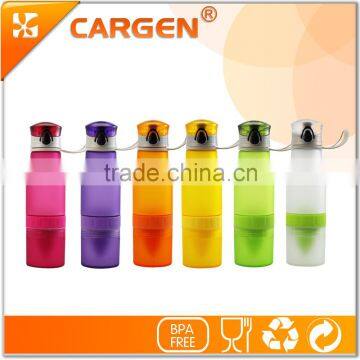 OEM Logo 700ml Plastic Lemon Fruit Infuser Bottle