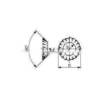 Conical serrated lock washer