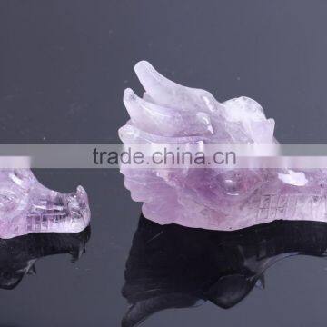 China hot sale crystal dragon skull