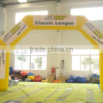 Advertising cheap inflatable arch with full printing