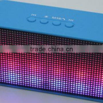 Portable wireless bluetooth led speaker