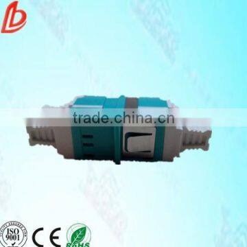 2 Port 10G OM3 Aqua LC/UPC Duplex Multimode Optical Fiber Adapters photo-4