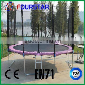 Outdoor huge Attractive bungee trampoline harness with Safety Net TUV-GS Approved