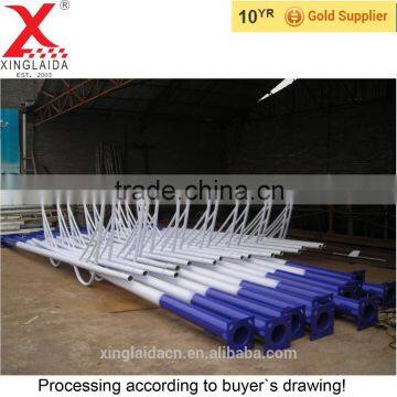 Hdg Pipe Hot Dip Galvanized Angle Steel Used Street Light Poles