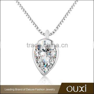 Valentine's Day Gift New European Gold plated diamante necklace made with AAA zircon