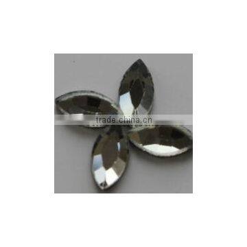 sew on hot fix rhinestud crystal oval 4*8