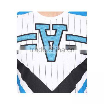 Daijun Oem Anti Wrinkle Short Sleeve Printed Men Sleeveless Football t Shirt photo-4