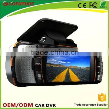 HD 1080p Dual Lens Car Camera DVR / Video Car Camera Alarm System