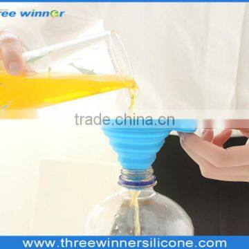 Food Grade Kitchen Collapsible Silicone Funnel