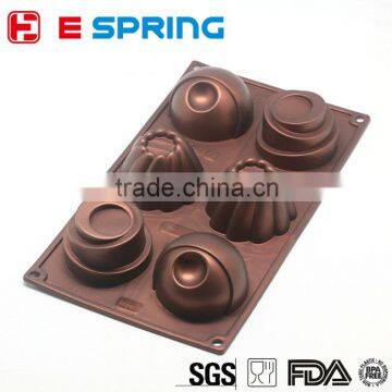 Hot Search Bronze Color DIY Handmake Silicone Cake Mold