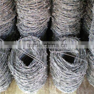 Steel barbed wire for fence / barbed wire price per roll