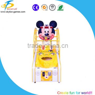 Hot selling Mickey basketball machinefor kids/electronic basketball shooting machine