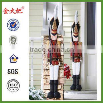 Metal Holiday Tin Soldier Wall Decoration