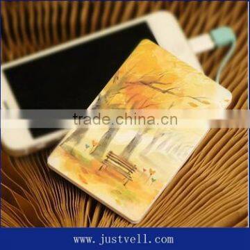 Wholesale portable card shape power bank for mobile phone laptop