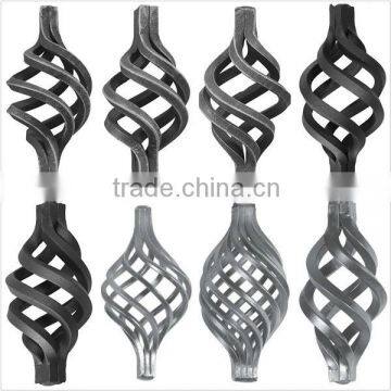 Ornamental Wrought Iron Basket For Balusters