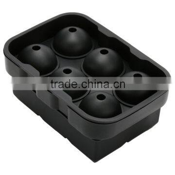 Wholesale FDA Food Grade Bpa Free Big Sphere Cube Homemade 6 Cavity Silicone Ice Cooler Mold photo-4