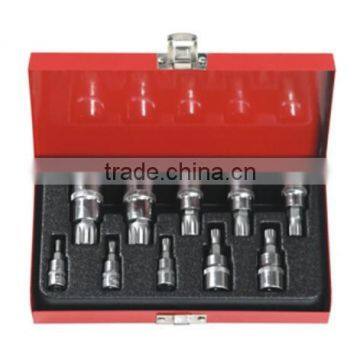 10 pcs bit socket set