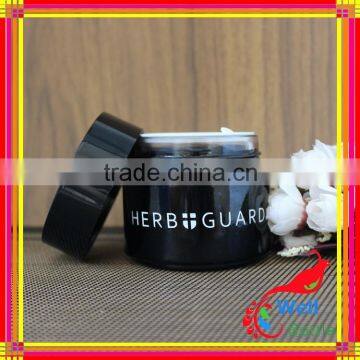 Black Glass Jar Cosmetics Cream Empty Jar With Glass Jar for Face Cream
