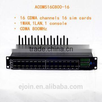 SIM 16 CDMA Gateway asterisk voip pbx