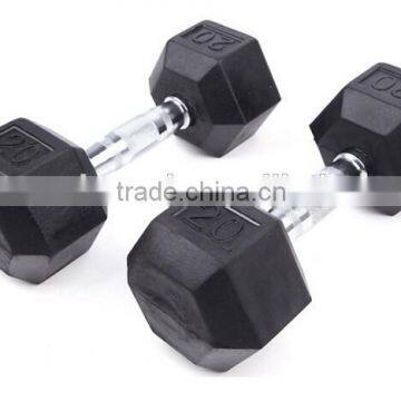 Hex Rubber Dumbbell