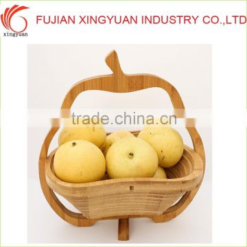 Promotional Foldable Bamboo Basket for Fruit