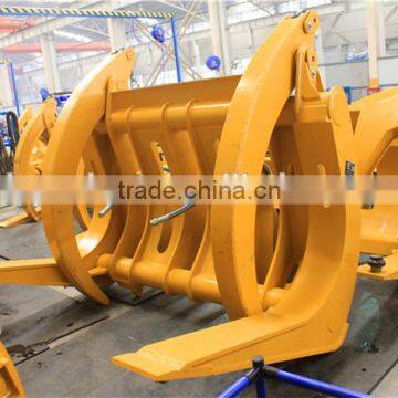 China OEM SDLG 4 Ton Wheel Loader Optional Equipment Quick-Change Log Grapple (1814*1619mm) For SDLG LG946L