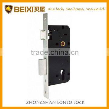 High security euro profile door mortise lock body