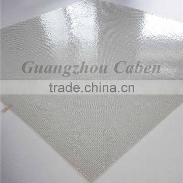 3K Hybrid Beige Plain Fiberglass Mixed Silver Metallic Yarn Sheets Laminate