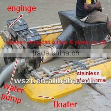 mud and sand pump gasoline engine used in suction gold dredging ship