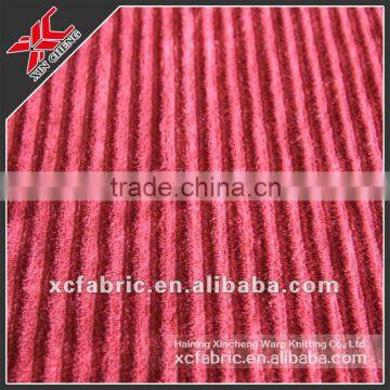 100% Polyester Warp Knitting New Style velvet corduroy fabric