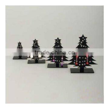 Modern design Acrylic Christmas tree shape earring display