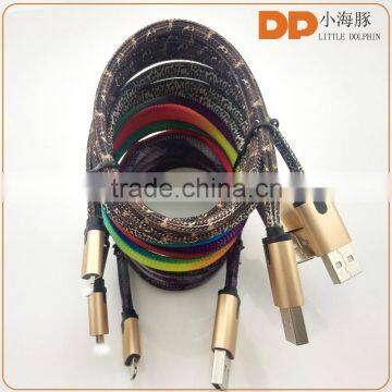 New Model Shoelace LED Charging Cable OEM 2 in 1 Usb Cable photo-2