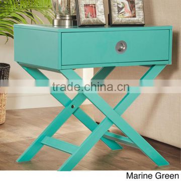 Colorful MDF Wooden nightstand