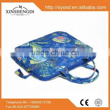 Top Quality Fancy Small Zip Casual Cotton Quilted Laptop Computer Bag photo-2