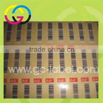 Direct manufacturer water proof label self-adhesive label stickers