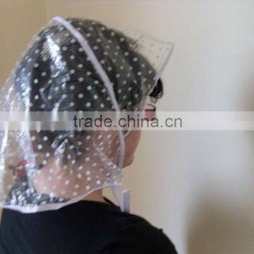 Waterproof pe Rain Hat/rain Hood/rain Bonnet photo-2
