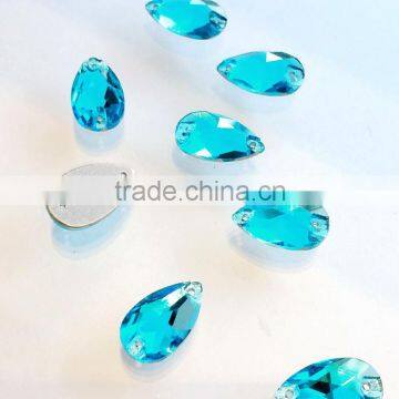 U3230 wholesale Pear sew-on rhinestones supplier