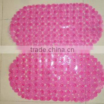Transparent Non-slip Waterproof Bath Mat,oval Shape With Small Round Massage Dots photo-5