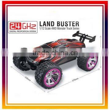 2015 2.4GHZ 1:12 Scale 4WD Moster Truck,R/C Digital Car