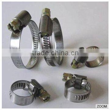 Manufacture Hose clamp/Germany hose clamps type clamps with different sizes