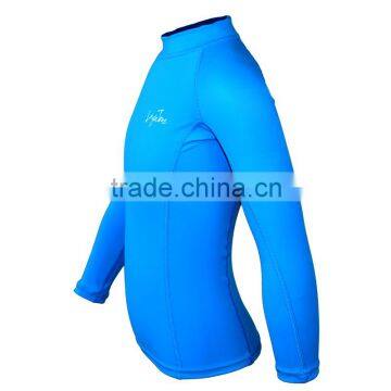 Blue Slim Rash Guard Swimsuit photo-2