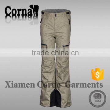 High quality sportswear ski clothing classic polyester many pocket pants