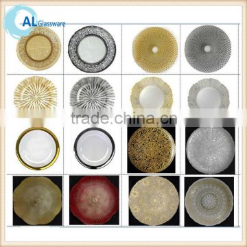 cheap beaded charger plate wholesale